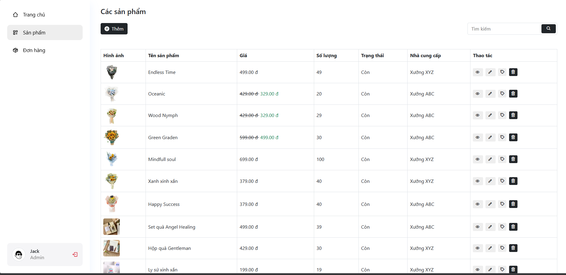 giao diện bán hàng,giao hàng,bán hoa